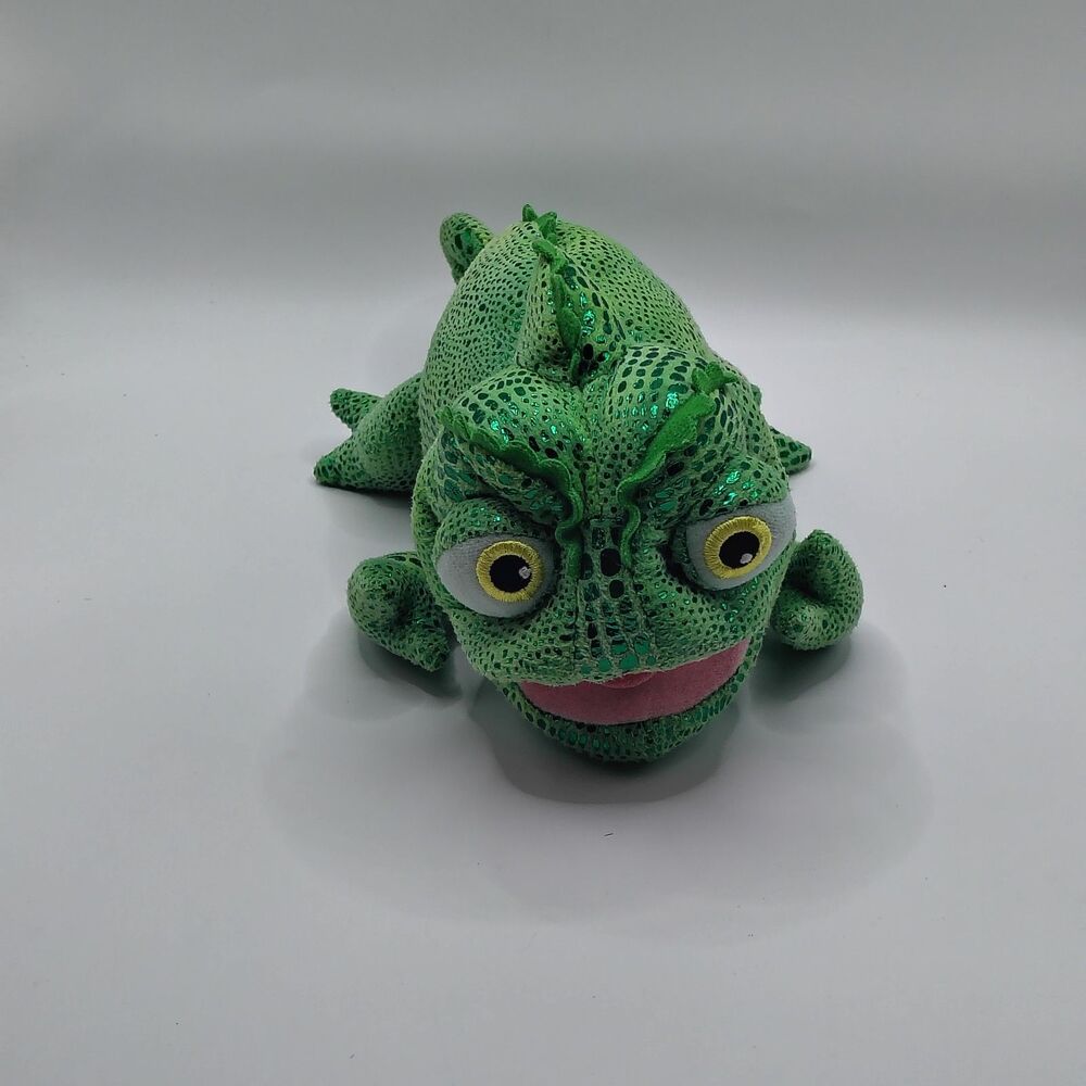 Disney Tangled Pascal Chameleon Plush Green Metallic Lizard Rapunzel Pet Toy 11’